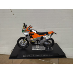 KTM 950 2002 RALLY DAKAR LC8 FABRIZIO MEONI MOTO/BIKE 1:24 ALTAYA IXO
