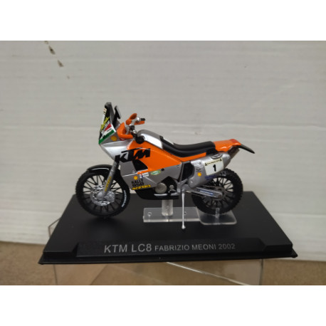 KTM 950 2002 RALLY DAKAR LC8 FABRIZIO MEONI MOTO/BIKE 1:24 ALTAYA IXO