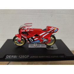 DERBI 125 GP 1988 JORGE MARTINEZ ASPAR n5 MOTO/BIKE 1:24 ALTAYA IXO