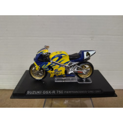 SUZUKI GSX-R 750 2001 PIERFRANCESCO CHILI MOTO/BIKE 1:24 ALTAYA IXO