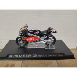 APRILIA RSW 125 2002 ARNAUD VINCENT n21 MOTO/BIKE 1:24 ALTAYA IXO