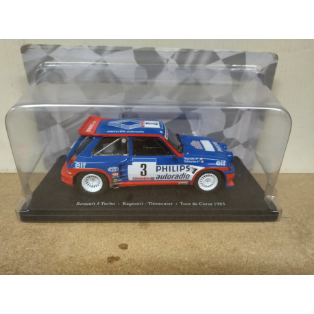 RENAULT 5 TURBO 1985 RALLY TOUR CORSE RAGNOTTI 1:24 SALVAT IXO
