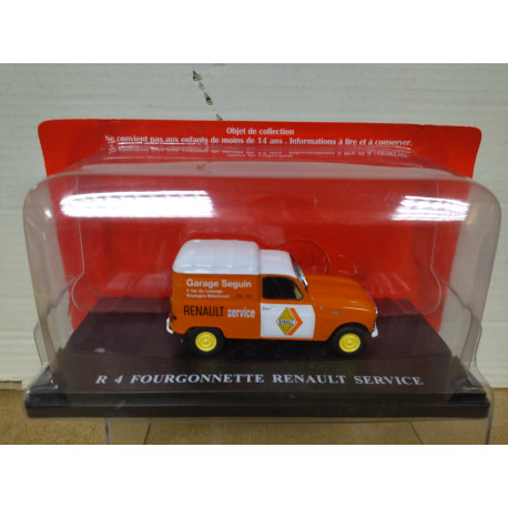 RENAULT 4 FOURGONNETTE GARAGE RENAULT SERVICE 1:43 IXO HACHETTE
