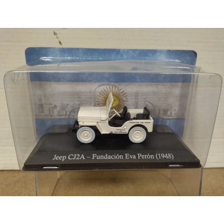 JEEP CJ-2A 1948 FUNDACION EVA PERON ARGENTINA 1:43 SALVAT IXO