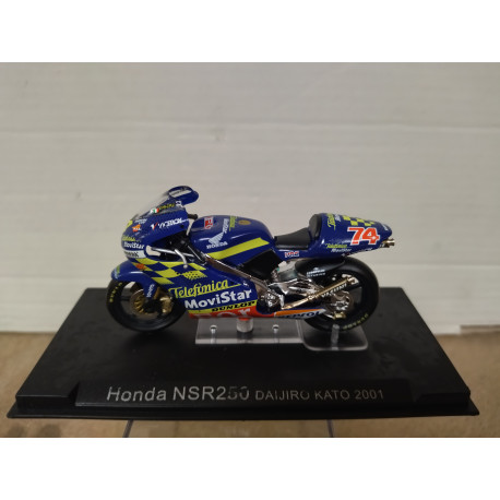HONDA NSR 250 2001 DAIJIRO KATO n74 MOTO/BIKE 1:24 ALTAYA IXO