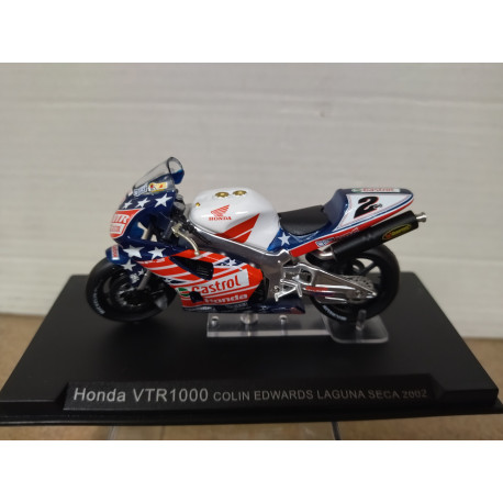 HONDA VTR 1000 2002 COLIN EDWARDS n2 LAGUNA SECA MOTO/BIKE 1:24 ALTAYA IXO