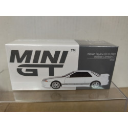 NISSAN SKYLINE GT-R R34 VEILSIDE COMBAT C-I WHITE 1:64 MINI GT
