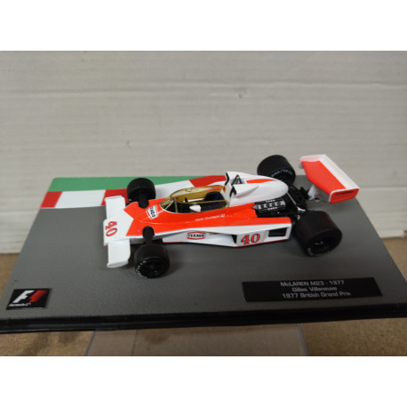 MCLAREN M23 1977 GILLES VILLENEUVE BRITISH GP FORMULA F1 1:43 SALVAT IXO