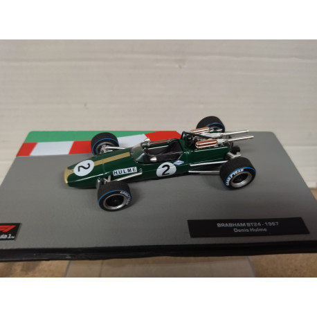 BRABHAM BT-24 1967 DENIS HULME FORMULA F1 1:43 SALVAT IXO