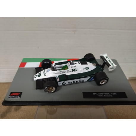 WILLIAMS FW08 1982 KEKE ROSBERG FORMULA F1 1:43 SALVAT IXO