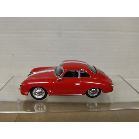 PORSCHE 356A CARRERA 1956 RED/WHITE 1:43 SOLIDO NO BOX