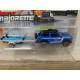 FORD BRONCO + CANOAS CITY 1:64 MAJORETTE