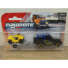 JEEP WRANGLER + QUAD CITY 1:64 MAJORETTE