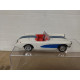 CHEVROLET CORVETTE C1 CONVERTIBLE WHITE/BLUE 1:43 NEW RAY NO BOX