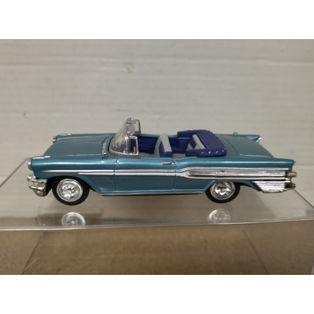 PONTIAC BONNEVILLE 1957 CONVERTIBLE BLUE 1:43 NEW RAY NO BOX