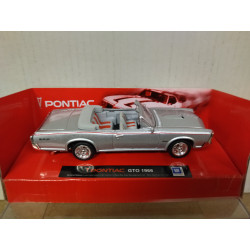 PONTIAC GTO 1966 CONVERTIBLE SILVER 1:43 NEW RAY BOX