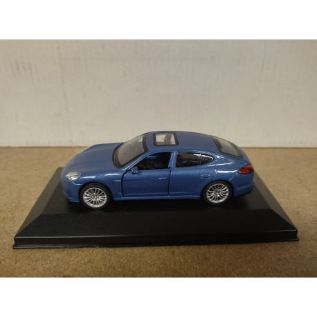 PORSCHE PANAMERA S BLUE 1:43 MSZ BOX NO ORIGINAL