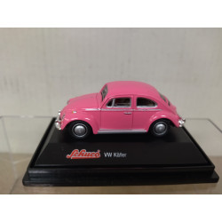 VOLKSWAGEN KAFER PINK 1:72 SCHUCO JUNIOR LINE