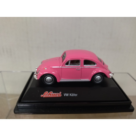 VOLKSWAGEN KAFER PINK 1:72 SCHUCO JUNIOR LINE