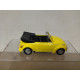 VOLKSWAGEN 1303 BEETLE CABRIO YELLOW 1:72 HONGWELL NO BOX DEFECTUOSO