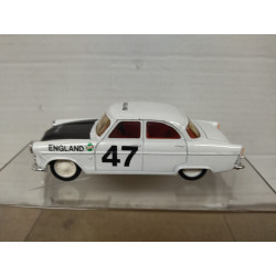 FORD ZODIAC MK.2 RACING WHITE/BLACK n47 1:43 CORGI NO BOX