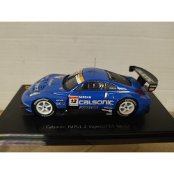 NISSAN Z CALSONIC IMPUL SUPERGT 2005 n12 1:43 EBBRO DEFECT/NO RETROS