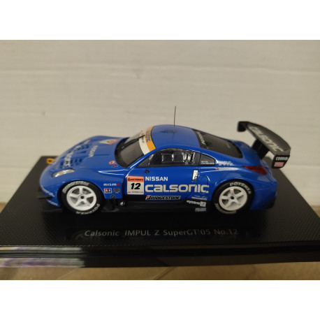 NISSAN Z CALSONIC IMPUL SUPERGT 2005 n12 1:43 EBBRO DEFECT/NO RETROS