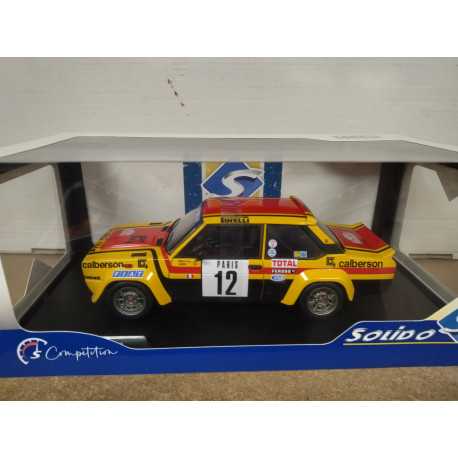 FIAT 131 ABARTH 1980 RALLY MONTE CARLO MOUTON 1:18 SOLIDO SD1806007