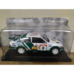 FORD SIERRA RS COSWORTH 1988 RALLY TOUR CORSE AURIOL 1:24 SALVAT IXO