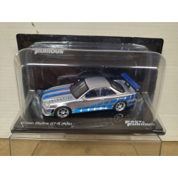 NISSAN SKYLINE GT-R (R34) FAST & FURIOUS 1:43 DeAGOSTINI IXO