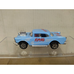 CHEVROLET BEL AIR 1957 FIFTIE´S BLUE 1:64/apx 1:64 MAJORETTE NO BOX
