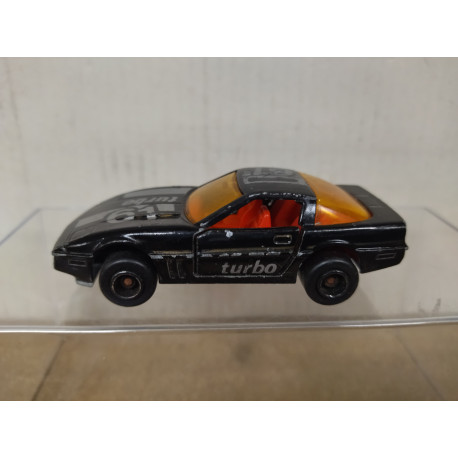 CHEVROLET CORVETTE C4 ZR-1 TURBO BLACK 1:57/apx 1:64 MAJORETTE NO BOX