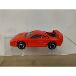 FERRARI F40 RED 1:58/apx 1:64 MAJORETTE NO BOX