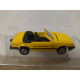 FORD MUSTANG CONVERTIBLE PACE CAR YELLOW 1:59/apx 1:64 MAJORETTE NO BOX