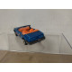 FORD MUSTANG CONVERTIBLE BLUE 1:59/apx 1:64 MAJORETTE NO BOX
