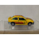 FORD ESCORT YELLOW n5 1:55/apx 1:64 MAJORETTE NO BOX