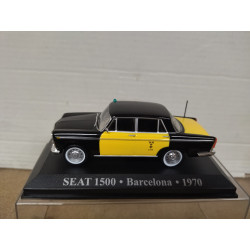 SEAT 1500 1970 TAXI BARCELONA 1:43 ALTAYA IXO HARD BOX