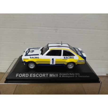FORD ESCORT 1979 MKII RALLY ACROPOLIS WALDEGAARD 1:43 ALTAYA IXO HARD BOX
