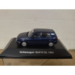 VOLKSWAGEN GOLF 1993 3 GL BLUE VW MEXICO/BRASIL 1:43 DeAGOSTINI IXO