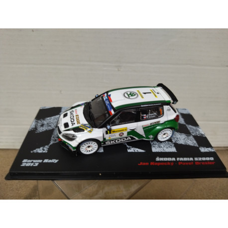 SKODA FABIA S2000 2013 RALLY BARUM KOPECKY 1:43 ALTAYA IXO