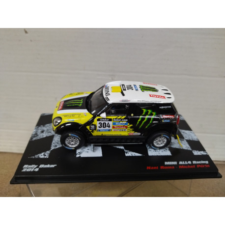 MINI ALL4 RACING 2014 RALLY RAID PARIS-DAKAR NANI ROMA 1:43 ALTAYA IXO