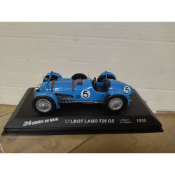 TALBOT LAGO T26 1950 GS 24 H LE MANS ROSIER-ROSIER 1:43 ALTAYA IXO