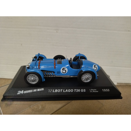TALBOT LAGO T26 1950 GS 24 H LE MANS ROSIER-ROSIER 1:43 ALTAYA IXO