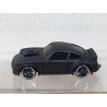 PORSCHE 911 TURBO (NOT LICENCE) BLACK MATT apx 1:64 PLASTIC TOY NO BOX