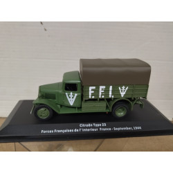 CITROEN TYPE 23 1944 FRANCE FFI WW 2 CAMION/TRUCK 1:43 ALTAYA IXO