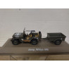 JEEP WILLYS MB & 1/4 TRAILER US ARMY WW 2 1:43 ATLAS IXO