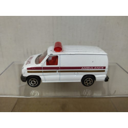FORD ECOLINE COMBI AMBULANCE 1:63/apx 1:64 MAJORETTE 270/271 NO BOX