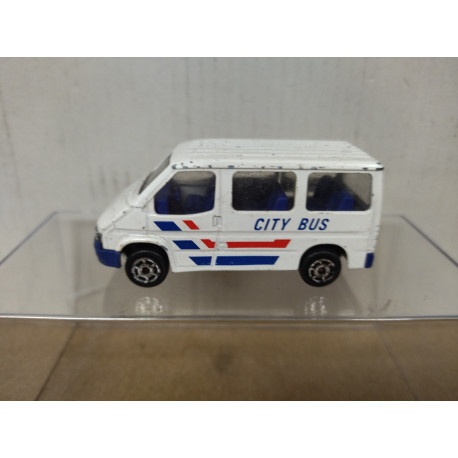 FORD TRANSIT CITY BUS 1:60/apx 1:64 MAJORETTE 243 NO BOX