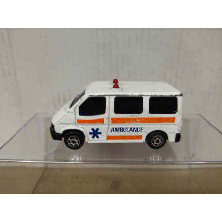 FORD TRANSIT AMBULANCE SONIC FLASHERS 1:60/apx 1:64 MAJORETTE 243 NO BOX