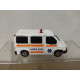 FORD TRANSIT AMBULANCE SONIC FLASHERS 1:60/apx 1:64 MAJORETTE 243 NO BOX